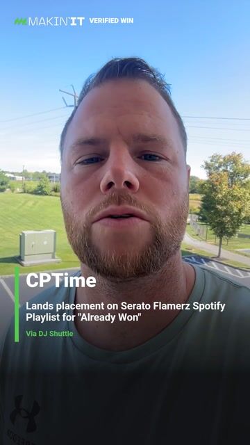 CPTime Music on camera