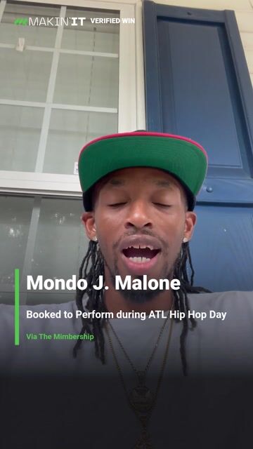 Mondo J. Malone on camera
